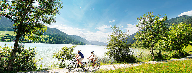 Ride the Bike around the Lake Klopein