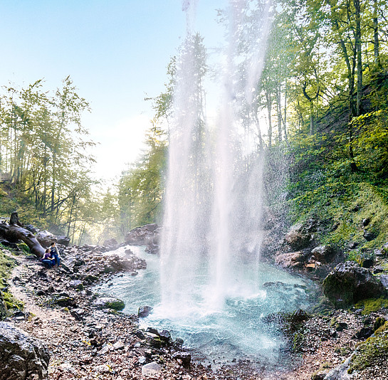 Der tosende Wildensteiner Wasserfall