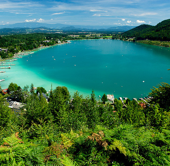 Der Klopeiner See in Kärnten