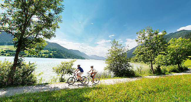 Ride the Bike around the Lake Klopein